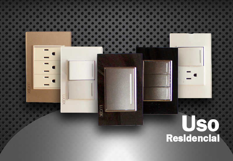 Apagadores y Contactos de Lujo